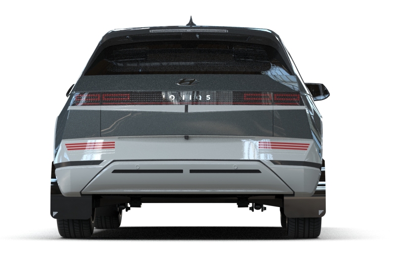 Hyundai Ioniq 5 Mud Flap - Rally Armor - UR - Black - `22-`24
